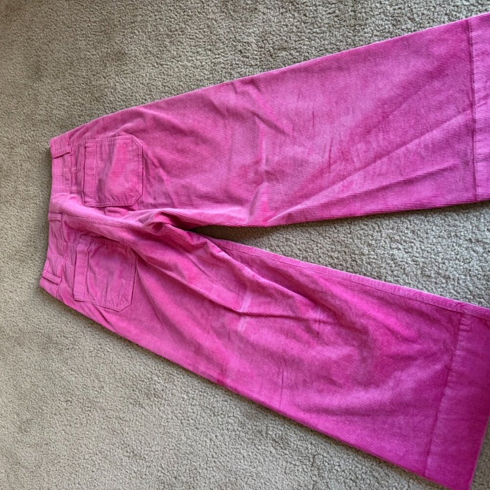 Maeve x Anthropologie Collette Corduroy Pants Pink – Size 28 - Picture 5 of 6